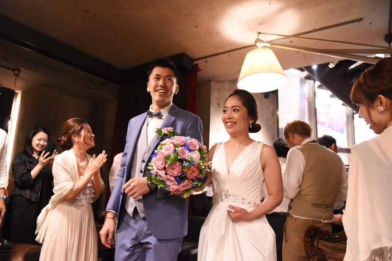 結婚式2次会　写真撮影