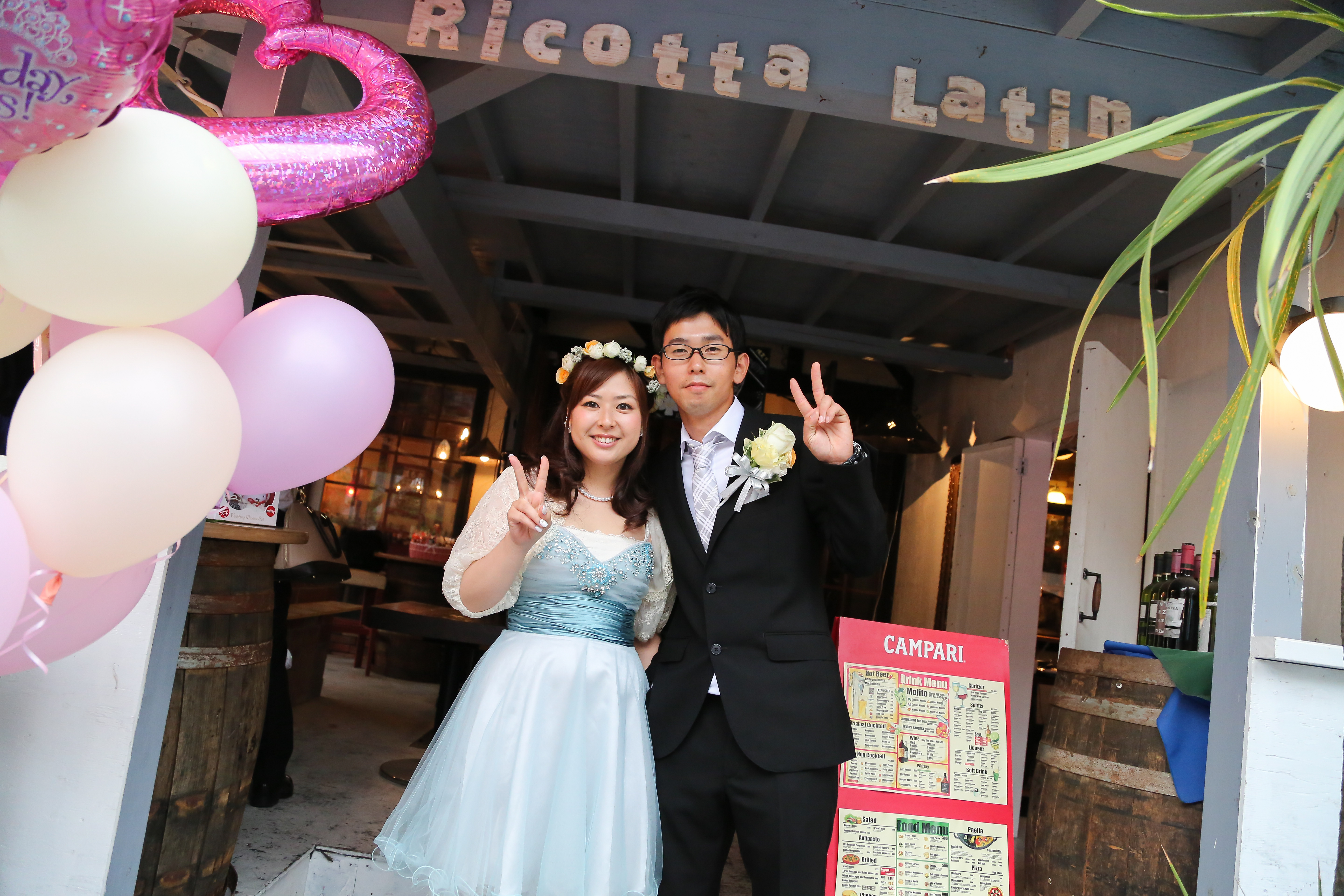 結婚式2次会　写真撮影