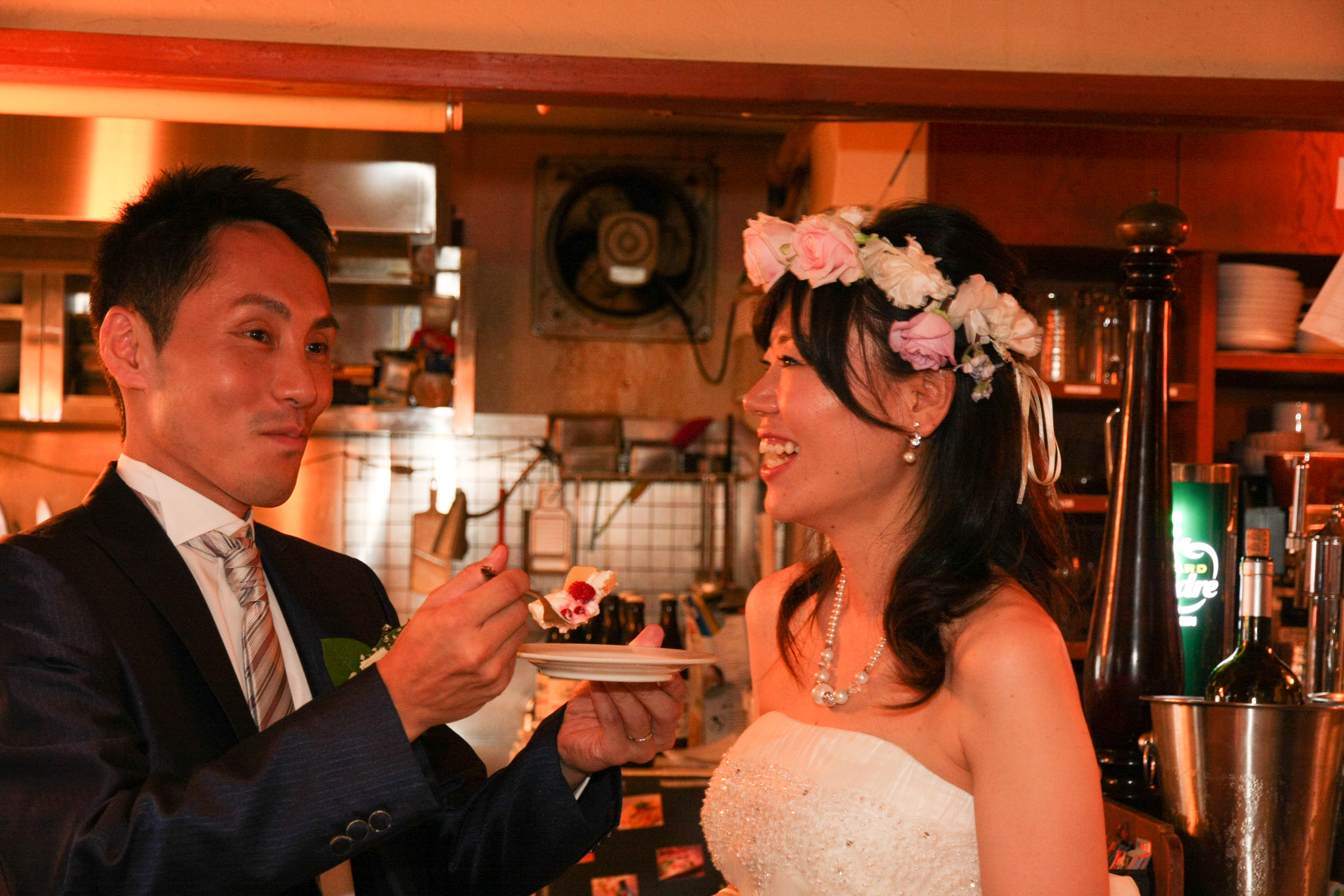 結婚式2次会　写真撮影