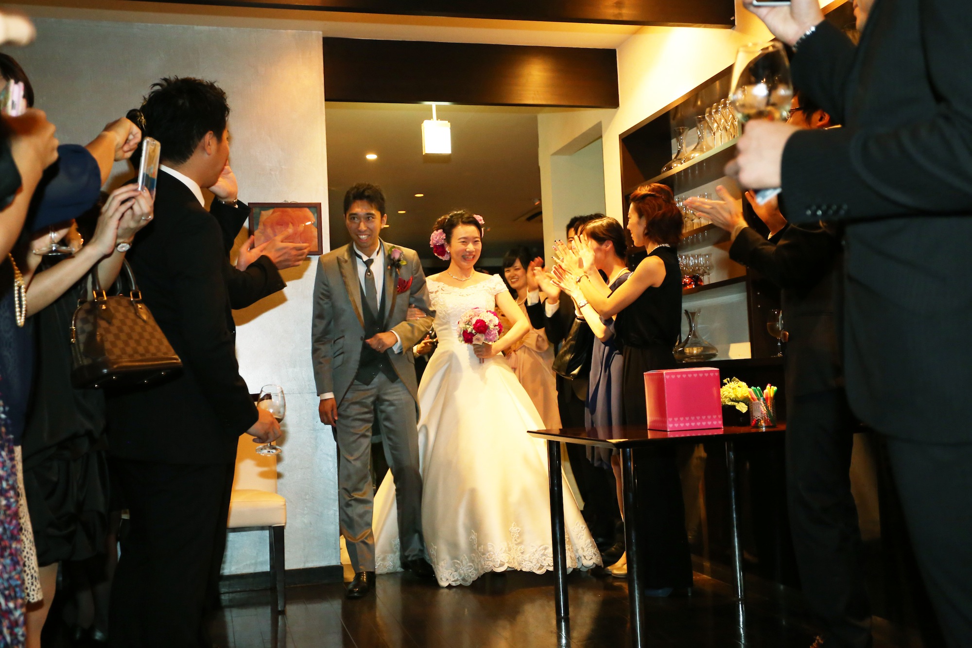 結婚式2次会　写真撮影