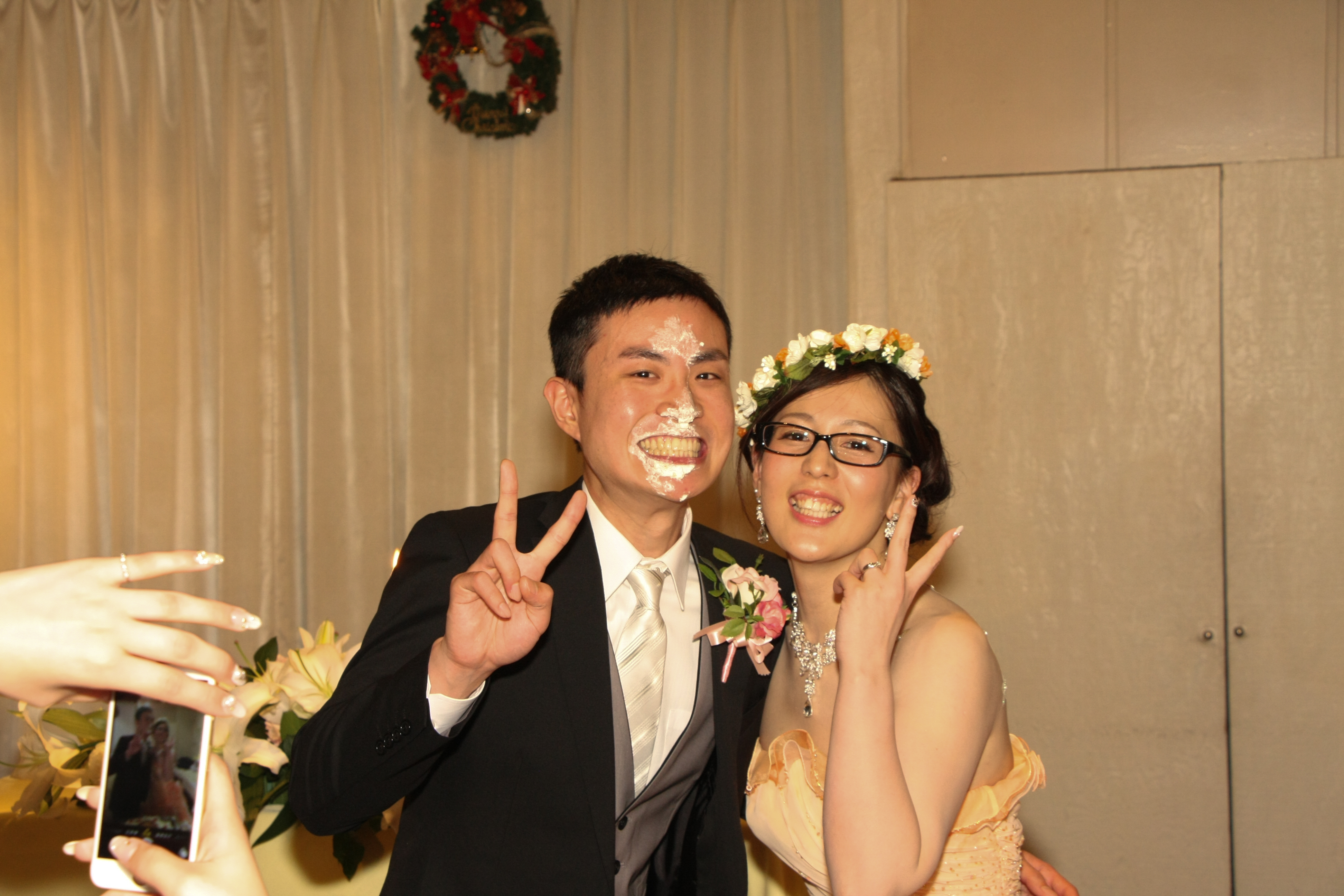 結婚式2次会　写真撮影