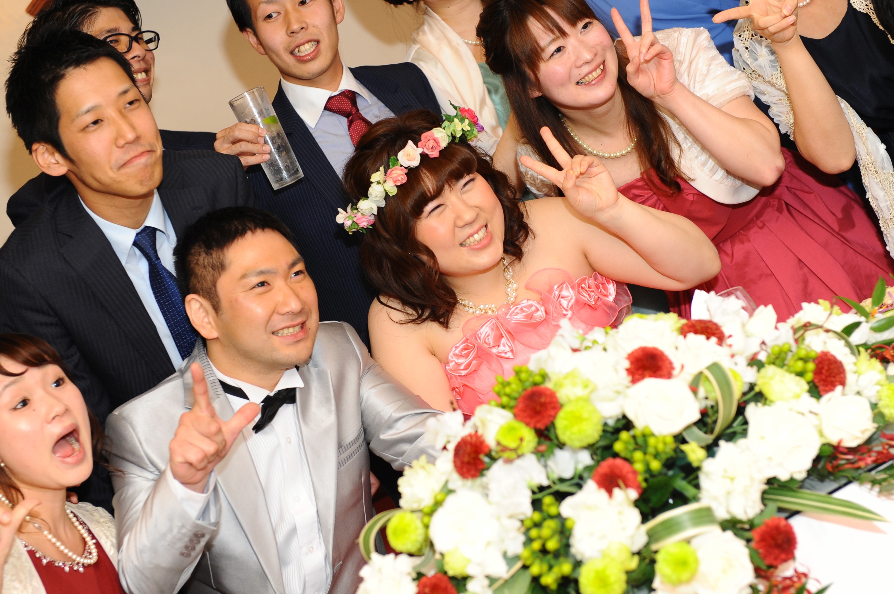 結婚式2次会　写真撮影